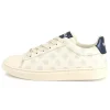 Lace-up canvas trainers