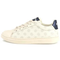 Lace-up canvas trainers
