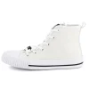 Lace-up high-top trainers