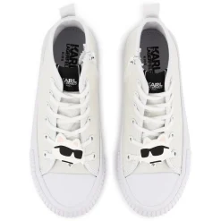 Lace-up high-top trainers