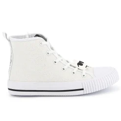 Lace-up high-top trainers