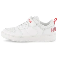 Lace-up hook-and-loop trainers