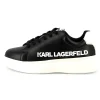 Lace-up leather trainers