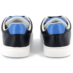 Lace-up leather trainers