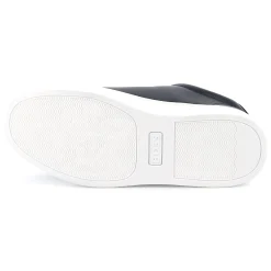 Lace-up leather trainers