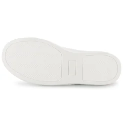 Lace-up leather trainers