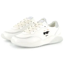 Lace-up trainers with badge
