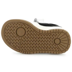 Leather lace-up trainers