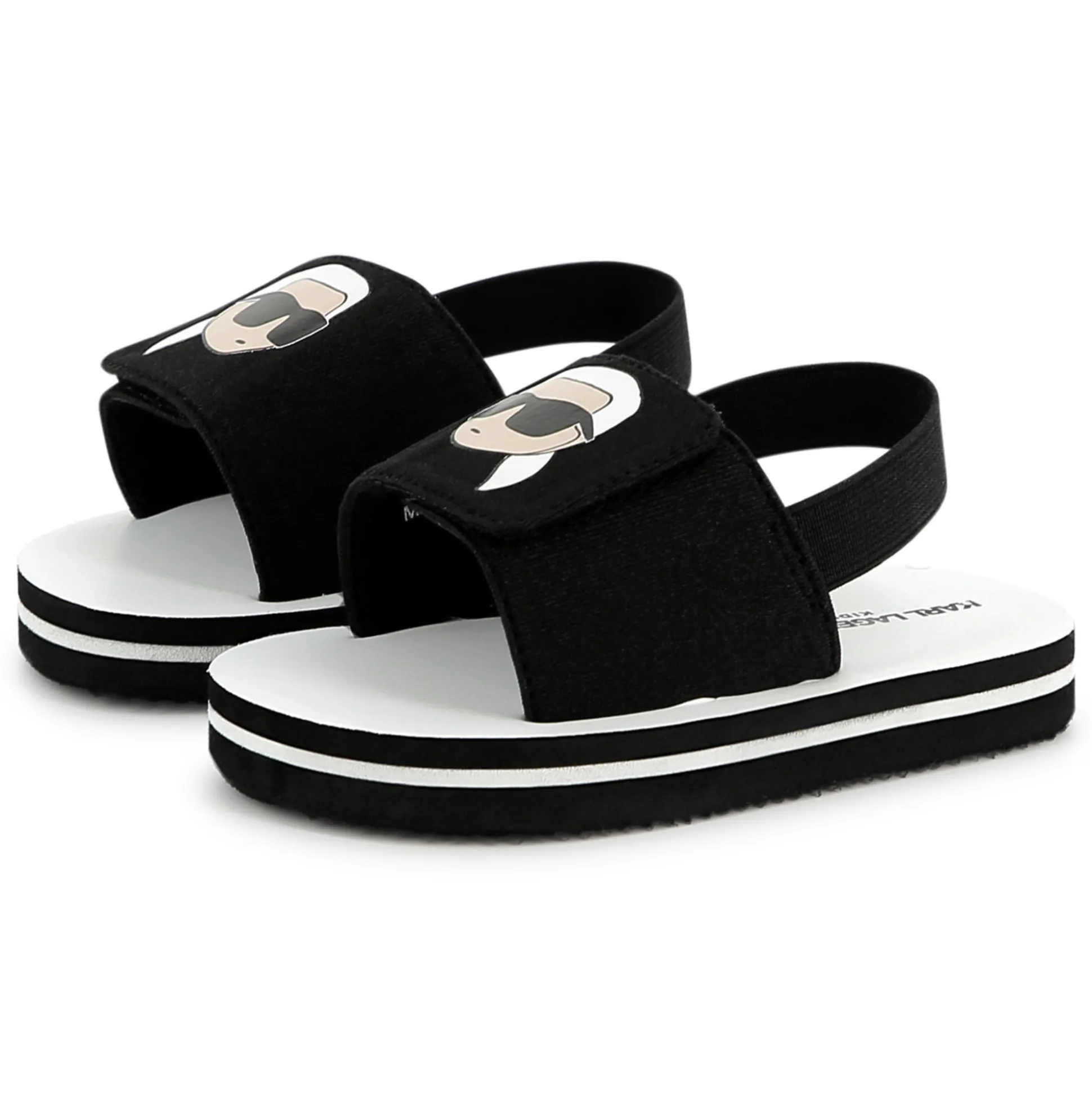 Light hook-and-loop sandals