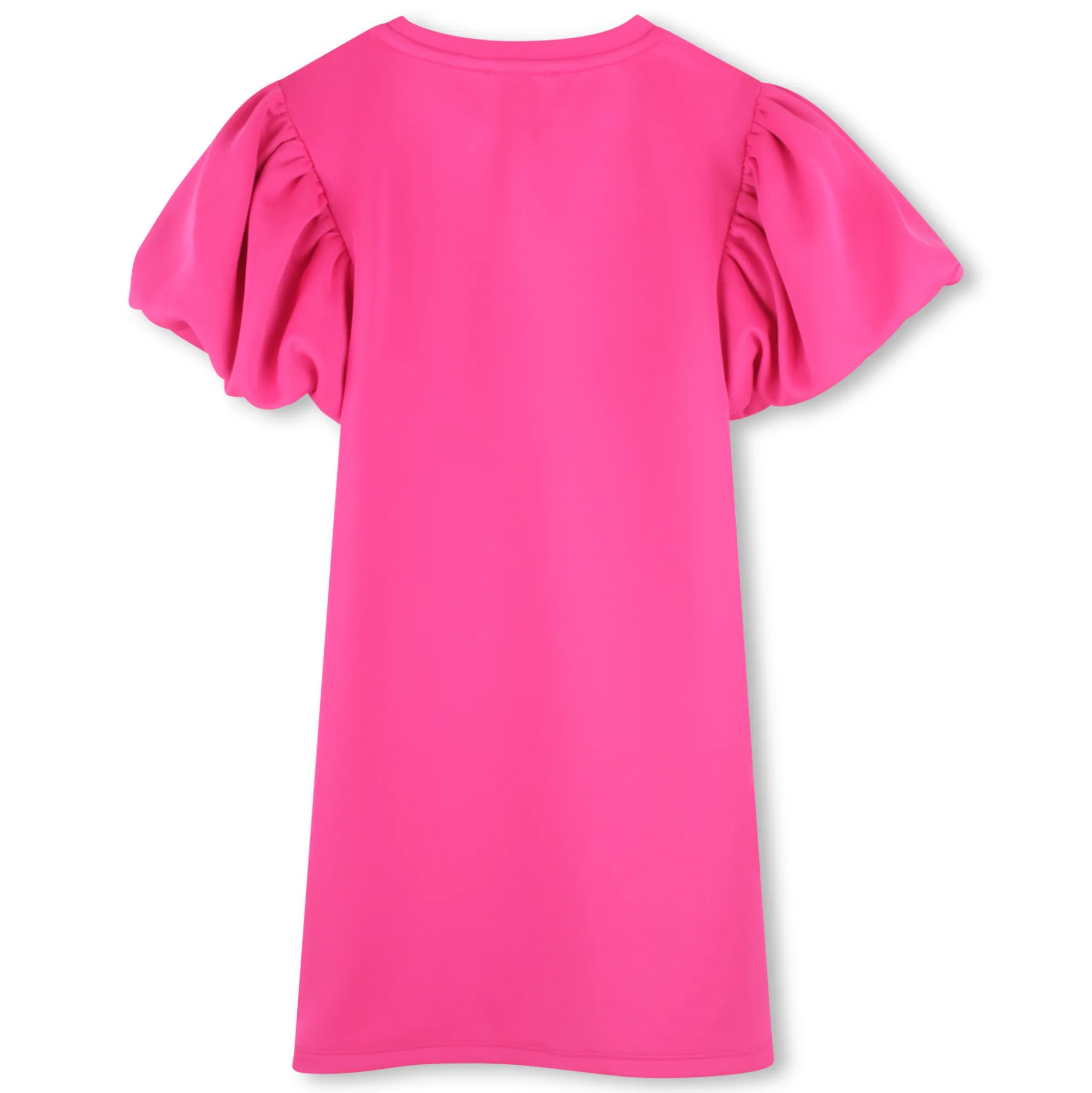 Lined short-sleeved dress