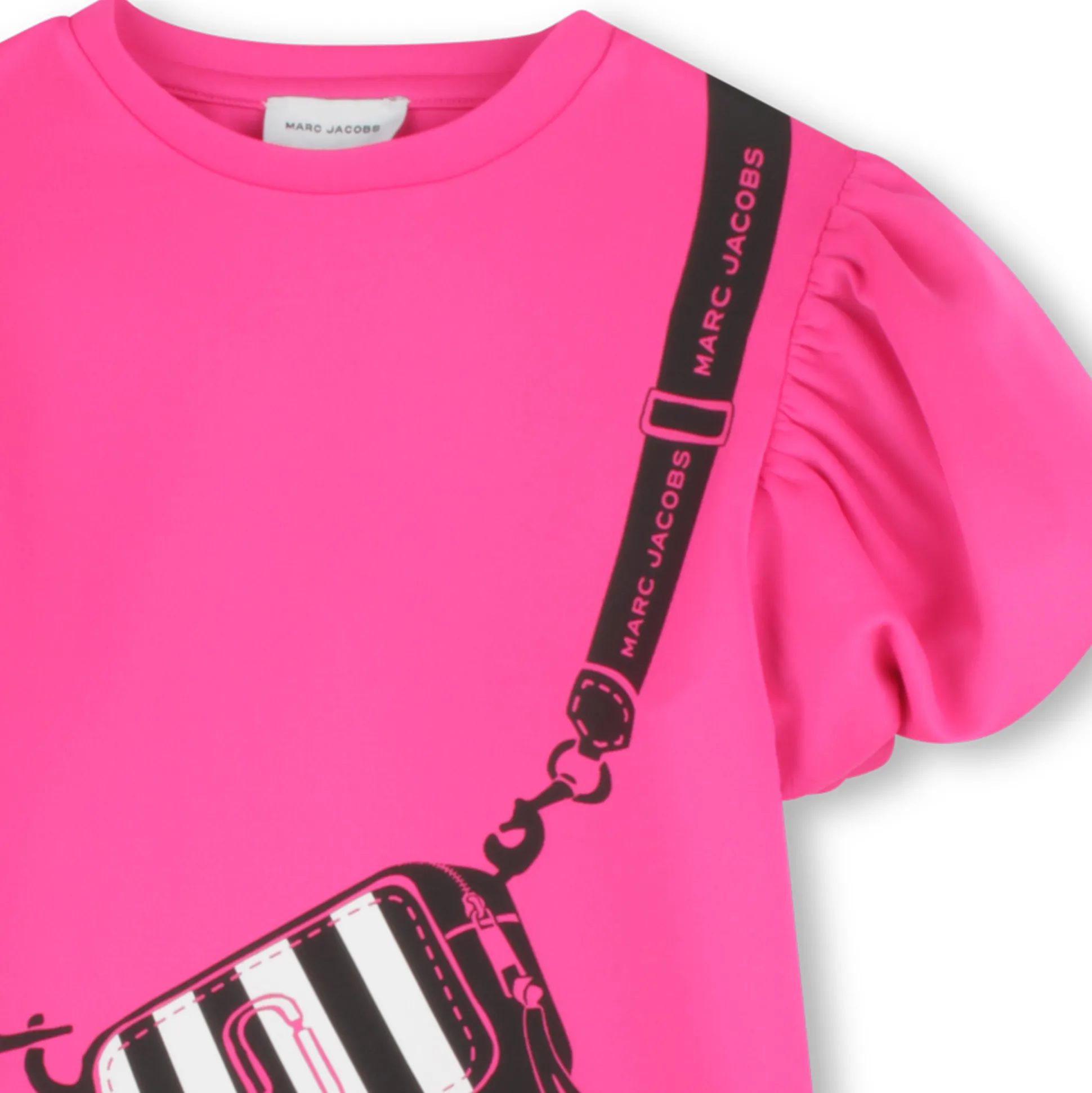 Lined short-sleeved dress