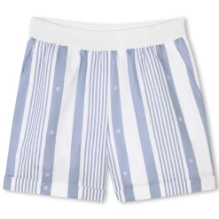 Linen-blend shirt and shorts