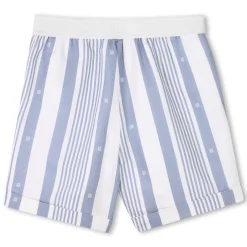 Linen-blend shirt and shorts