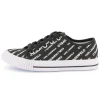 Logo print lace-up trainers