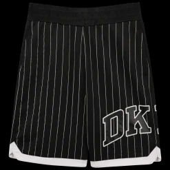 Long elasticated-waist shorts