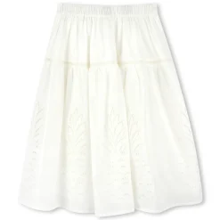 Long embroidered skirt