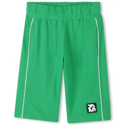 Long fleece Bermuda shorts