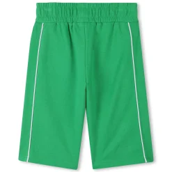 Long fleece Bermuda shorts