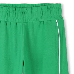 Long fleece Bermuda shorts