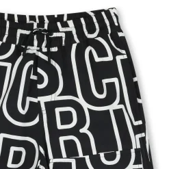 Long printed Bermuda shorts
