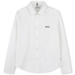 Long-sleeved cotton shirt