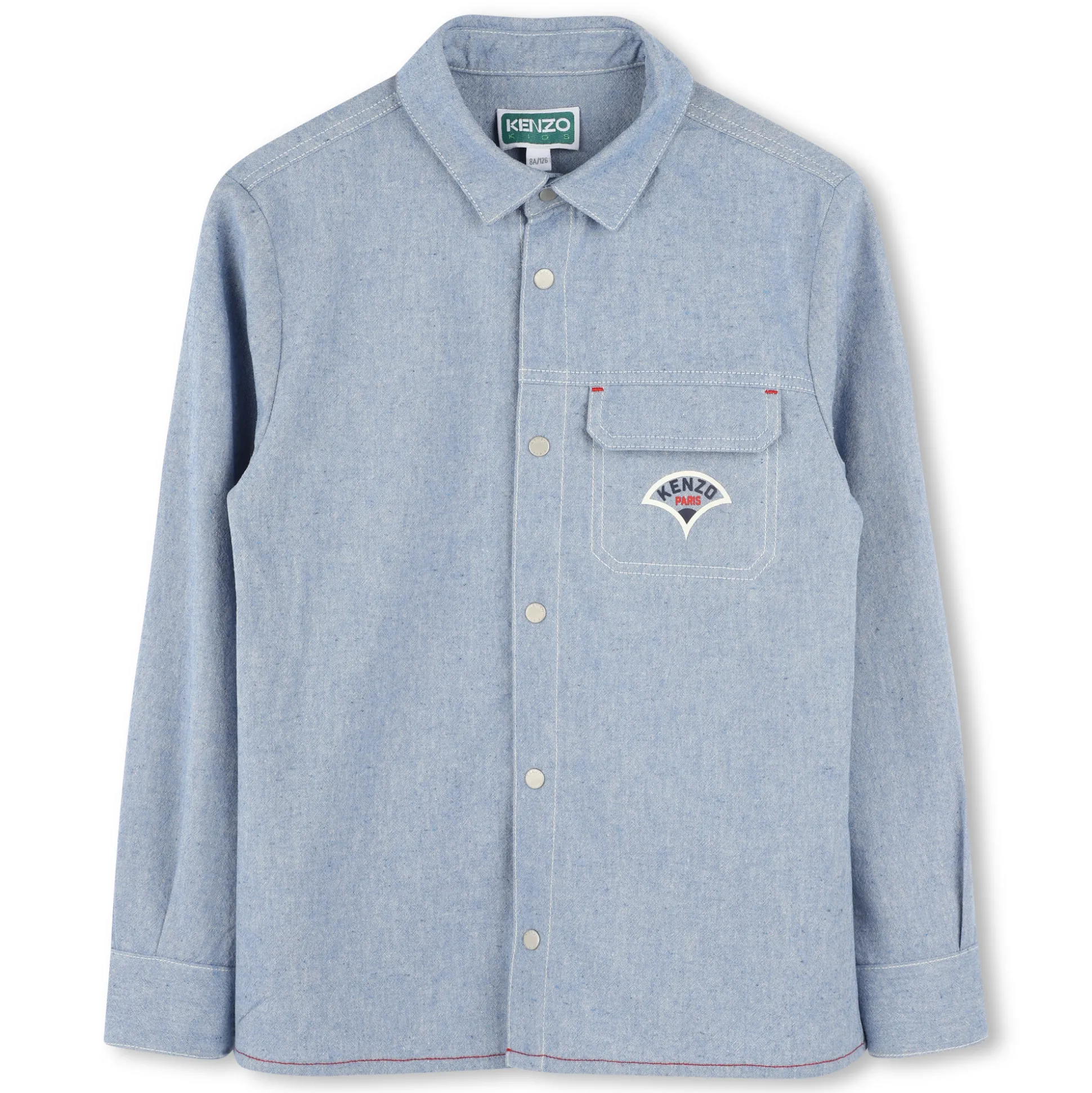 Long-sleeved cotton shirt