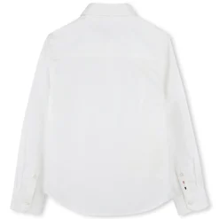 Long-sleeved cotton shirt