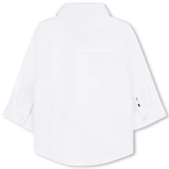 Long-sleeved cotton shirt