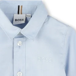 Long-sleeved cotton shirt