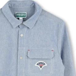 Long-sleeved cotton shirt