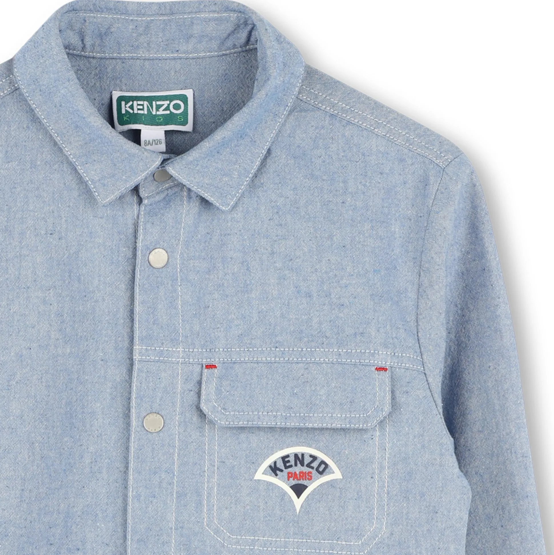 Long-sleeved cotton shirt
