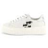 Low-top lace-up trainers