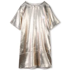 Metallic-look dress