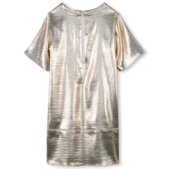 Metallic-look dress