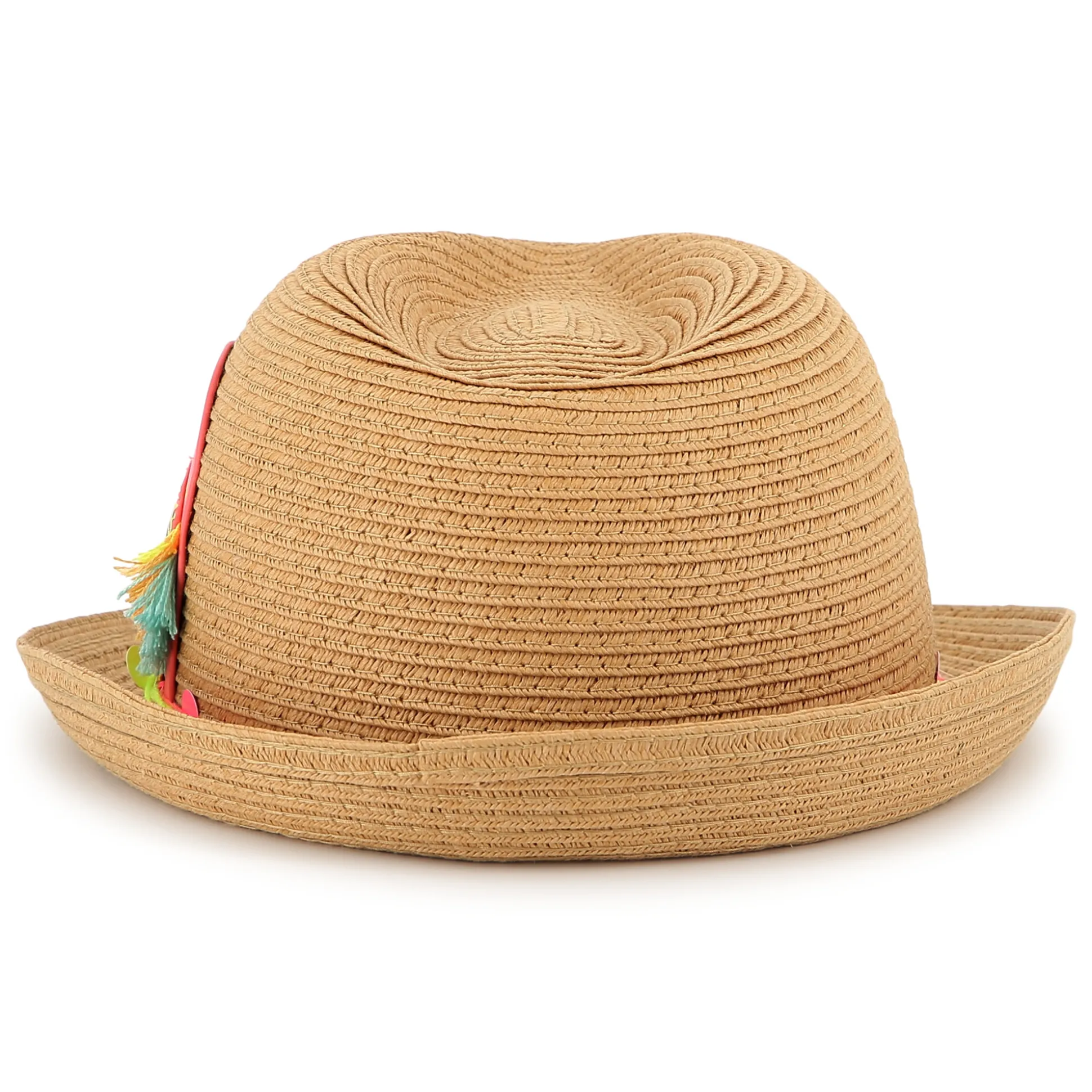 Moulded hat with bird