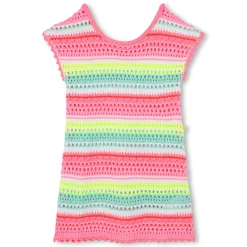 Multicoloured crochet dress