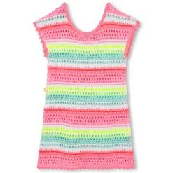 Multicoloured crochet dress