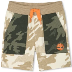 Multicoloured fleece Bermudas