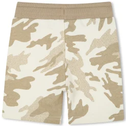 Multicoloured fleece Bermudas