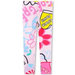 Multicoloured printed leggings