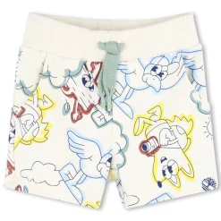 Multicoloured printed shorts