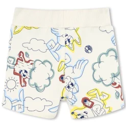 Multicoloured printed shorts