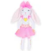 Multicoloured rabbit toy