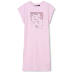 Novelty short-sleeved dress