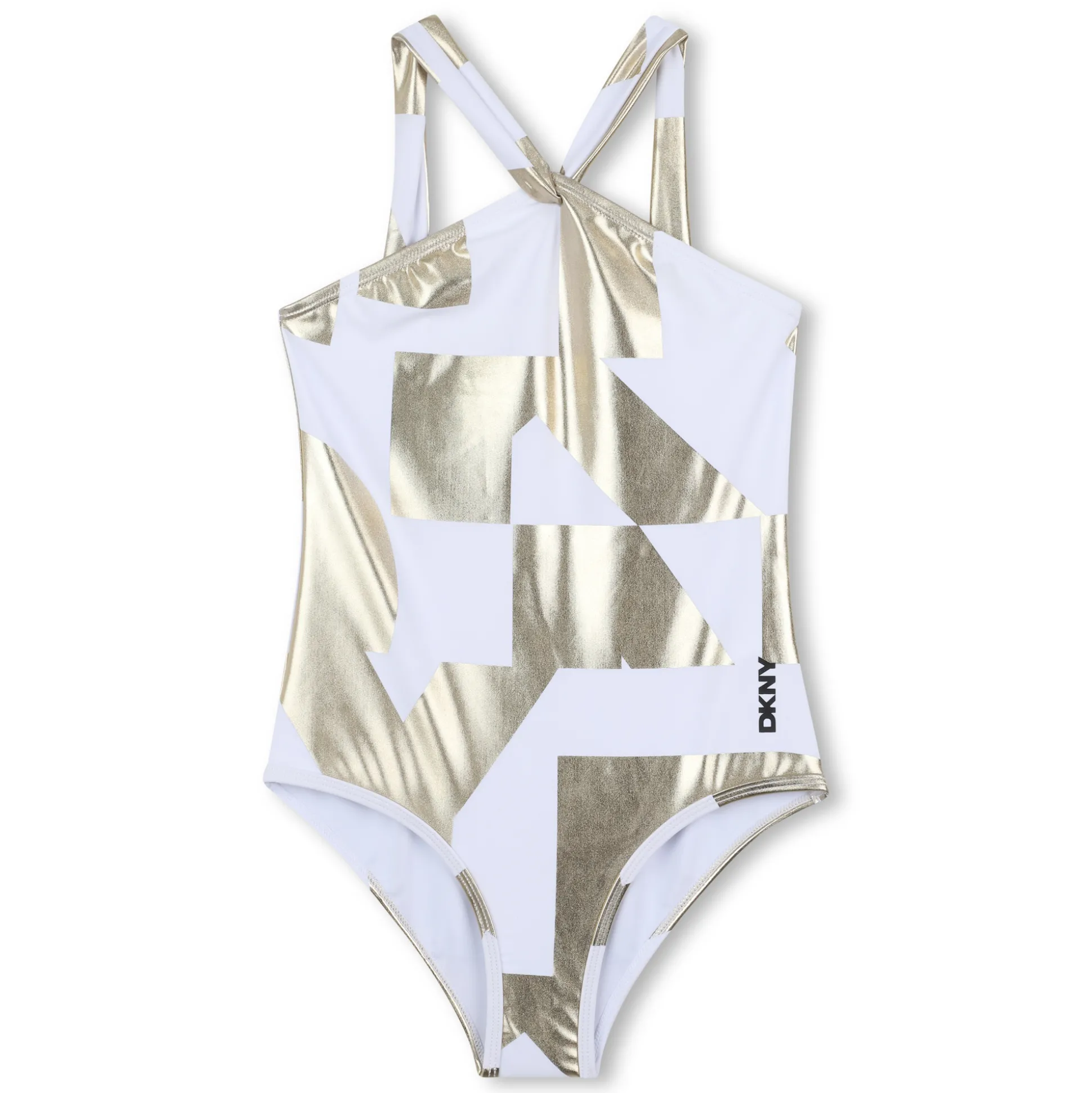 One-piece logo print swimsuit