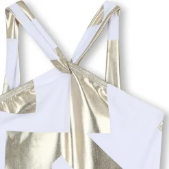 One-piece logo print swimsuit