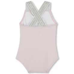 One-piece swimsuit with print