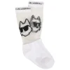 Openwork pattern socks