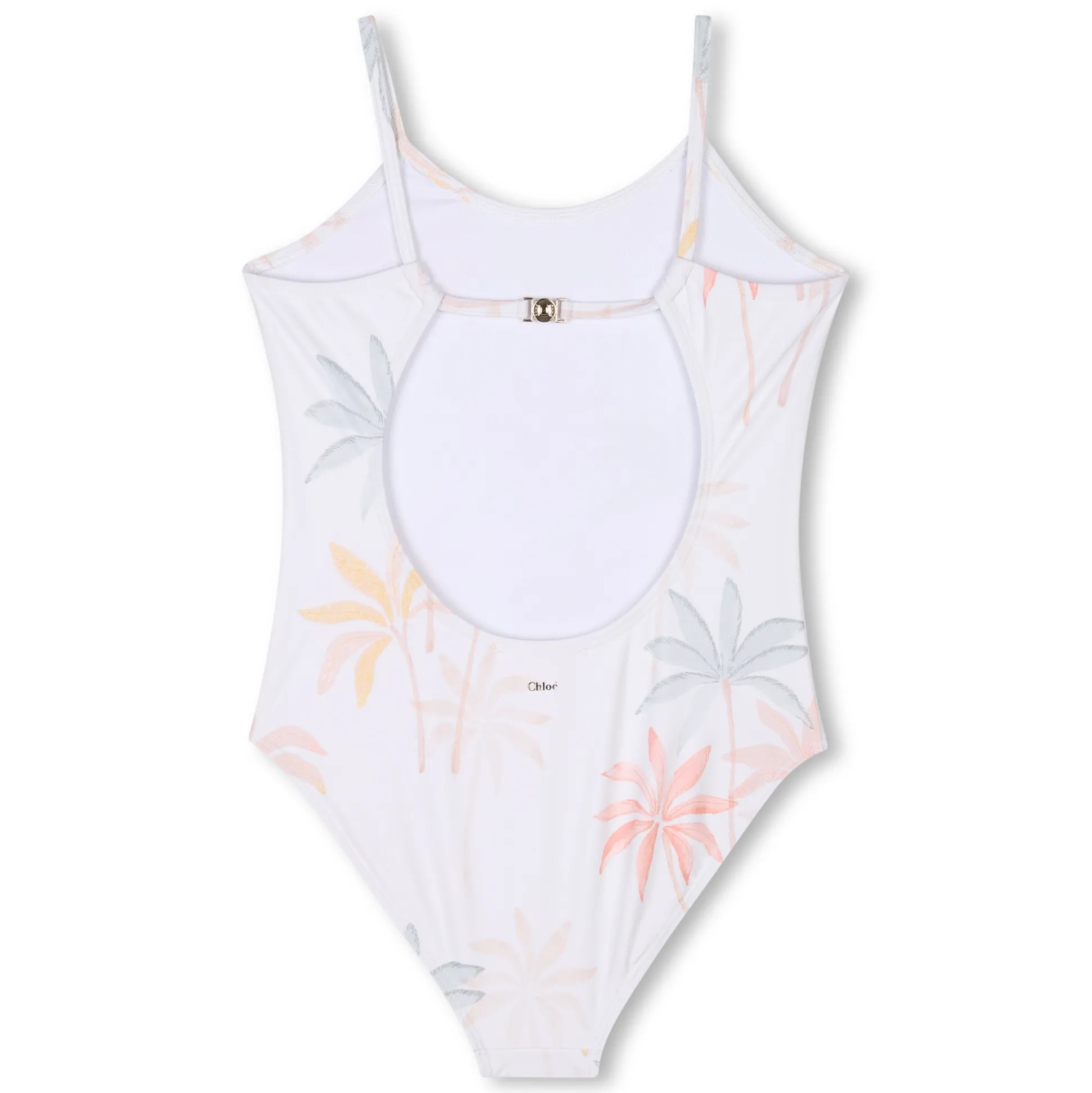 Palm tree print swimsuit