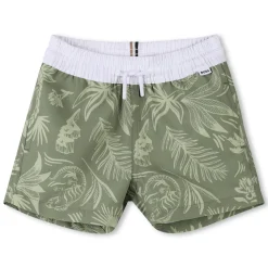 Patterned swim shorts
